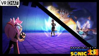 Multiverse Sonic and Goku Take Agape Amy To Meet Vegeta [VRChat]