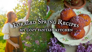 Foraged Spring Recipes: Lemon Thyme Cookies & Lilac Donuts 🍋 Cozy Country Living ASMR