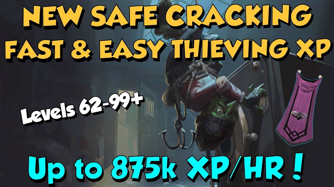 (updated guide in description)! Safe Cracking! Fast Thieving XP Level