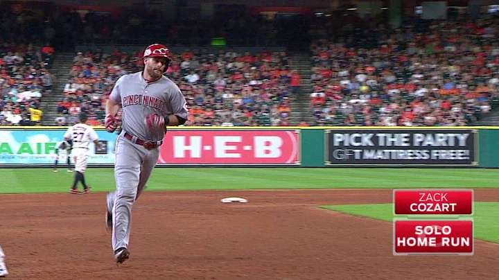CIN@HOU: Cozart smacks a solo homer to left field
