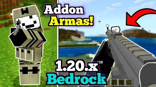 🟢 Addon de ARMAS para Minecraft PE 1.20.X (Warfare Addon🔫) | Armas en Minecraft Bedrock screenshot 3