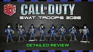 MEGA BLOKS CALL OF DUTY KNOCK OFF [ SWAT TROOPS 2026 ] Detailed Review