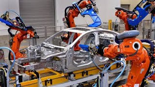 Proses Pembuatan Rangka Mobil Yang dikerjakan oleh ROBOT