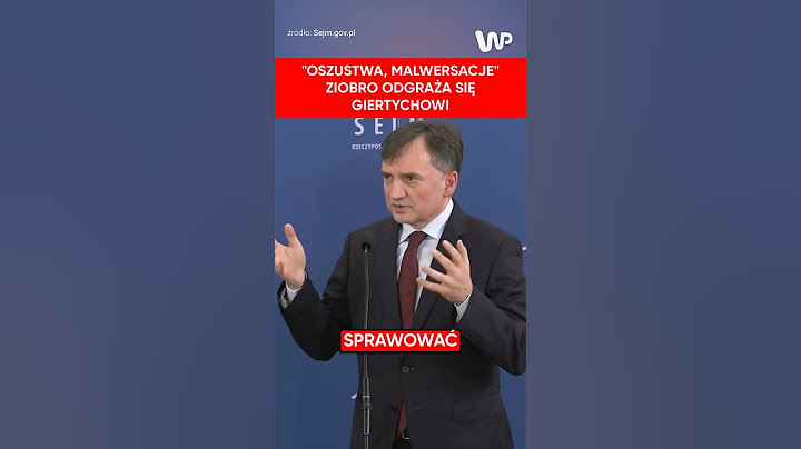 Ziobro odgraża się Giertychowi. "Oszustwa, malwersacje"