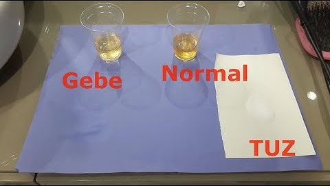 WATCH HOW A PREGNANCY TEST IS DONE WITH SALT!