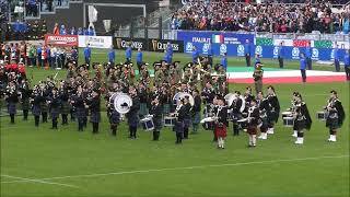 Sei Nazioni 2024 - Italia-Scozia dagli spalti - Inno scozzese (Flower of Scotland)