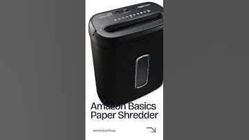 Cross Cut Paper and Credit Card Shredder | Amazon Basics