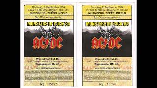 AC/DC- Bad Boy Boogie (Live Stadion am Dutzendteich, Nuremberg Germany Sep. 2nd 1984)