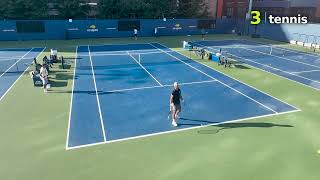 Novak Djokovice Serving Practice Session | US Open 2026