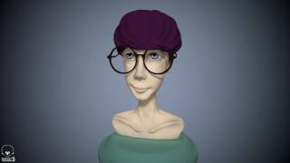 Kai - Turntable 01 | Zbrush Character Bust | Base