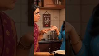 “Saas vs Bahu – Kitchen Ka Mahayudh!”#youtubeshorts #sasbahucomedy #cartoon