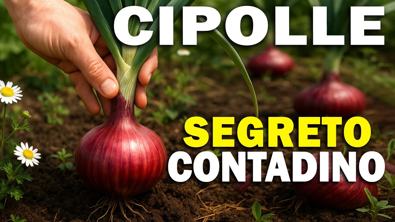 CIPOLLE: un piccolo SEGRETO CONTADINO