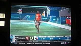 Lamichael James 40 Yard Dash 2012