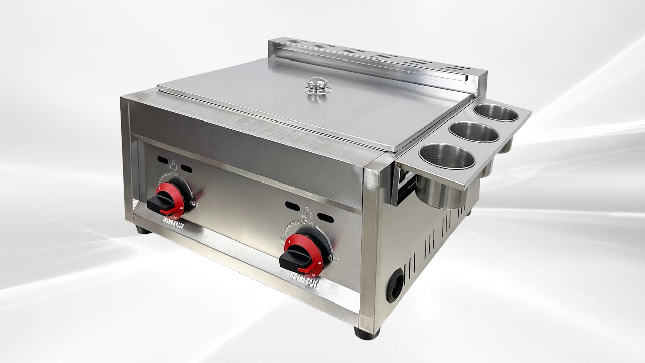 Fryer commercial gas fryer roadside stall fried chicken and chips gas