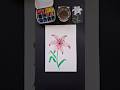 Mini Tutorial de Lirio en Acuarelas #acuarelaparaprincipiantes #acuarelas #pinturafacil #flores #art