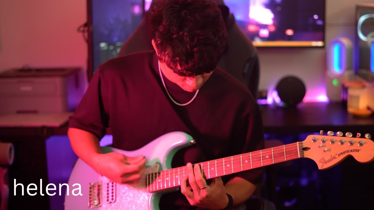 helena - my chemical romance (detuned guitar cover - 4K)