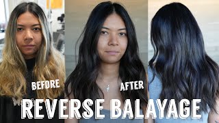 Hair Transformations with Lauryn: Reverse Balayage with Lowlights for Dimensional Brunette Ep. 181