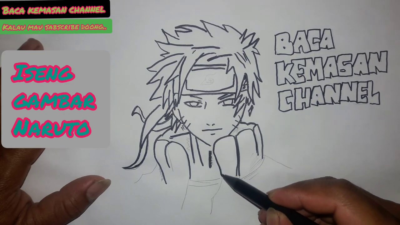 Bagaimana Cara Menggambar Sketsa Wajah Naruto Yang Benar Bagi