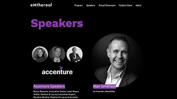 Fashion Metaverse - Exthereal 2021   Alan Smithson,  MetaVRse