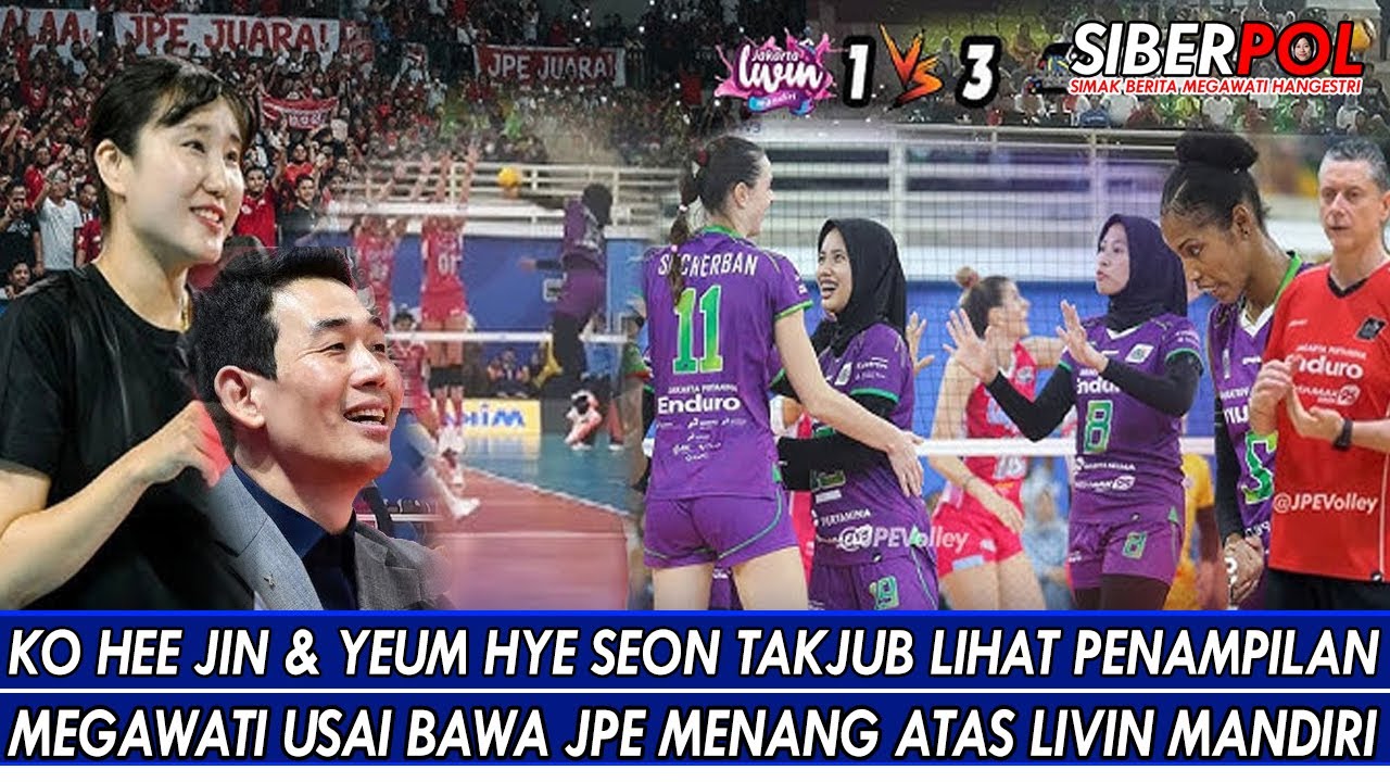KO HEE JIN & YEUM HYE SEON TAKJUB LIHAT PENAMPILAN MEGAWATI USAI BAWA JPE MENANG ATAS LIVIN MANDIRI🔥