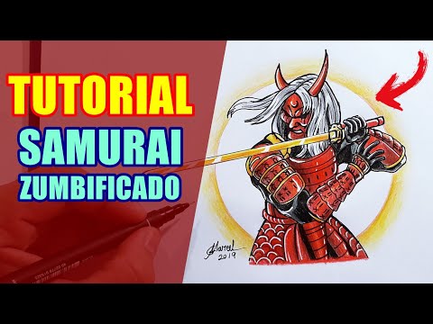 Vídeo: Como Desenhar Um Samurai