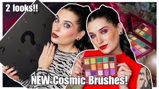 Cosmic Brushes 2 Collections 2 Looks!! | Tis The Season & Sinister Mystery Box