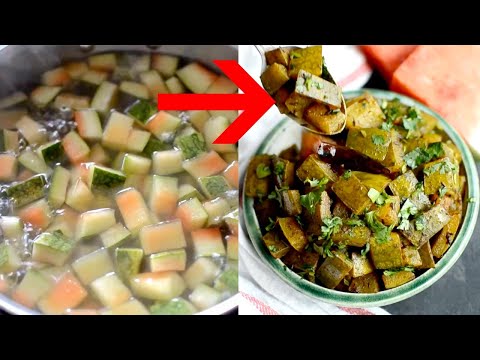 Woman Creates Tasty Meal With Watermelon Rind