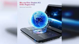 Review: 17.6" Portable Blu Ray DVD Player with 15.4" Screen, HDMI Input/Output, Sync Screen, 5...