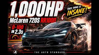 McLaren 720S RR1000 — 1,000HP Monster That Embarrasses Hypercars