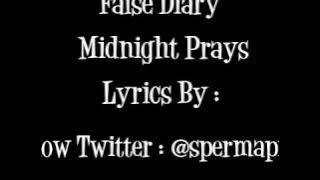 False Diary   Midnight Prays Lyrics