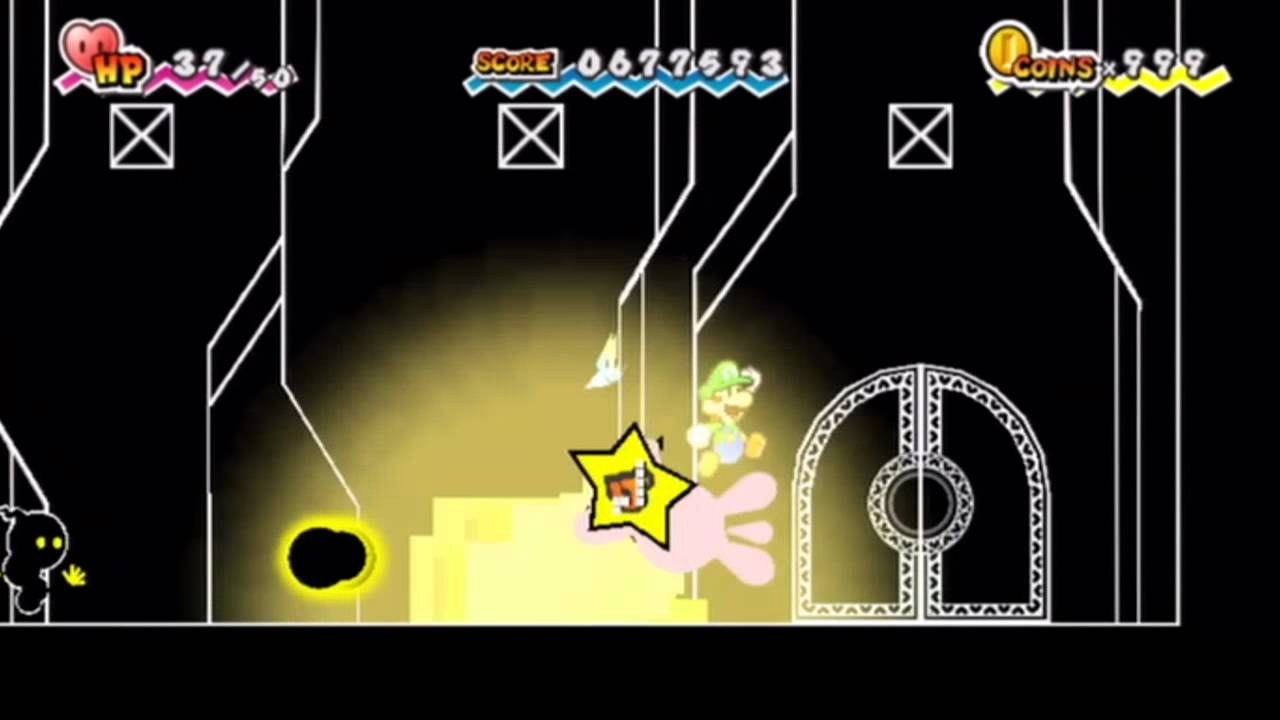 Let's Play Super Paper Mario Part 74 Mirrors and Puzzles YouTube