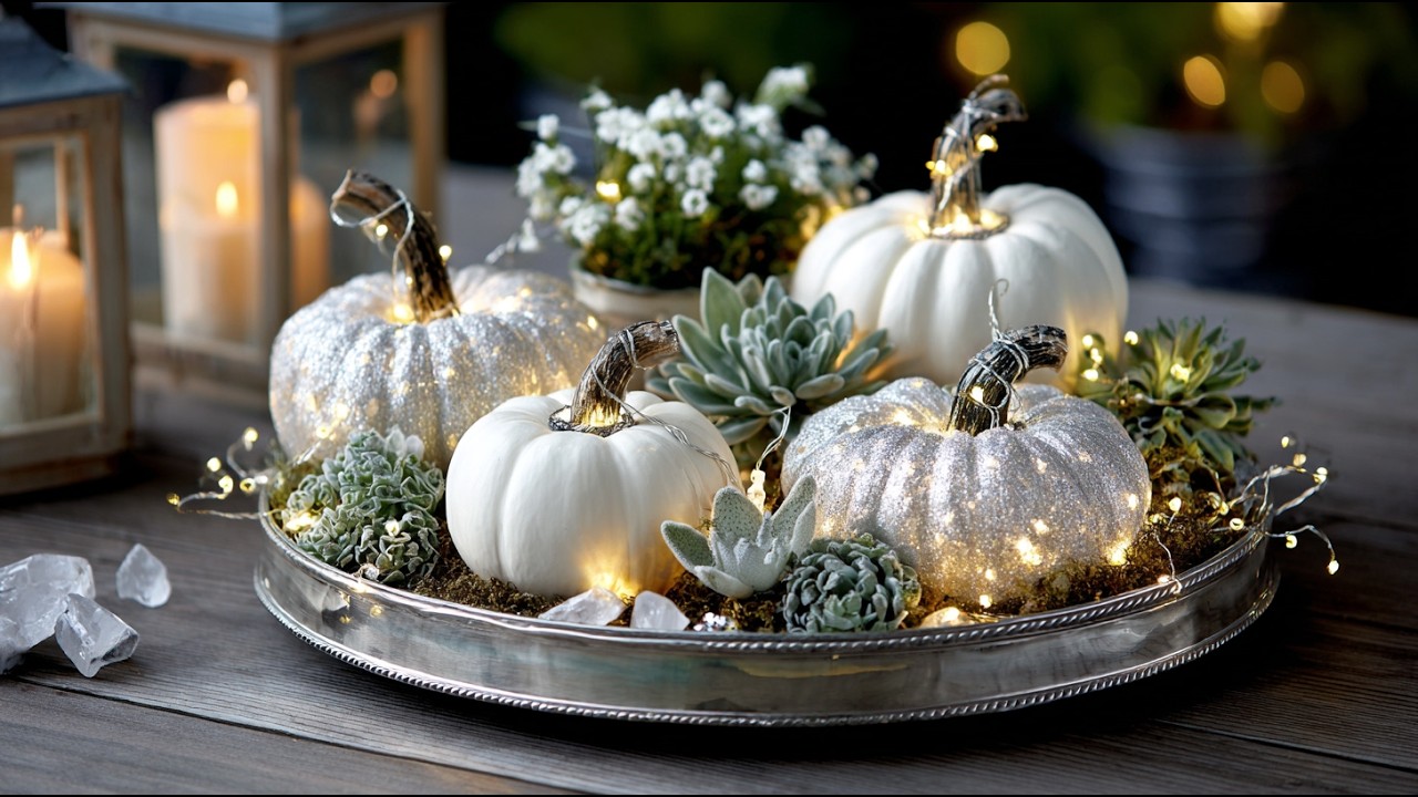 14 Opulent Autumn Centerpieces Ideas with Hidden Holiday Sparkle