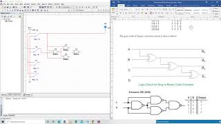 Grey to Binary Converter using NAND Gate in Multisim| Digital Design Experiment