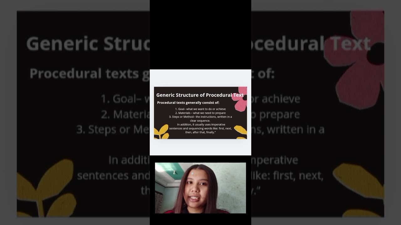 (Procedural text) final exam intermediate reading