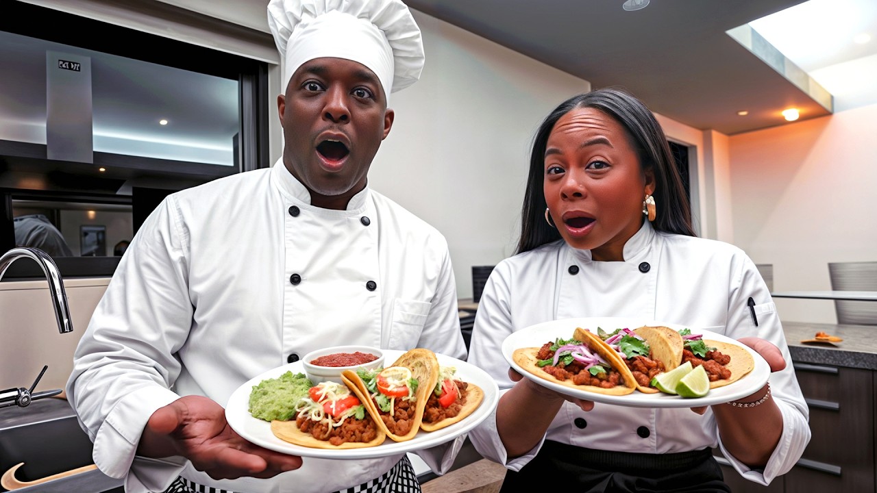 DuB & Monique Cook Tacos In The Capaholics House!