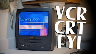 A quick note about CRT/VCR combo televisions - What to know if you've been looking to own one