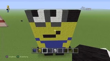 Minecraft: how to make a Minion from Despicable Me.