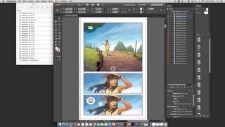 How to set up your lettered comic book pages for review and for print