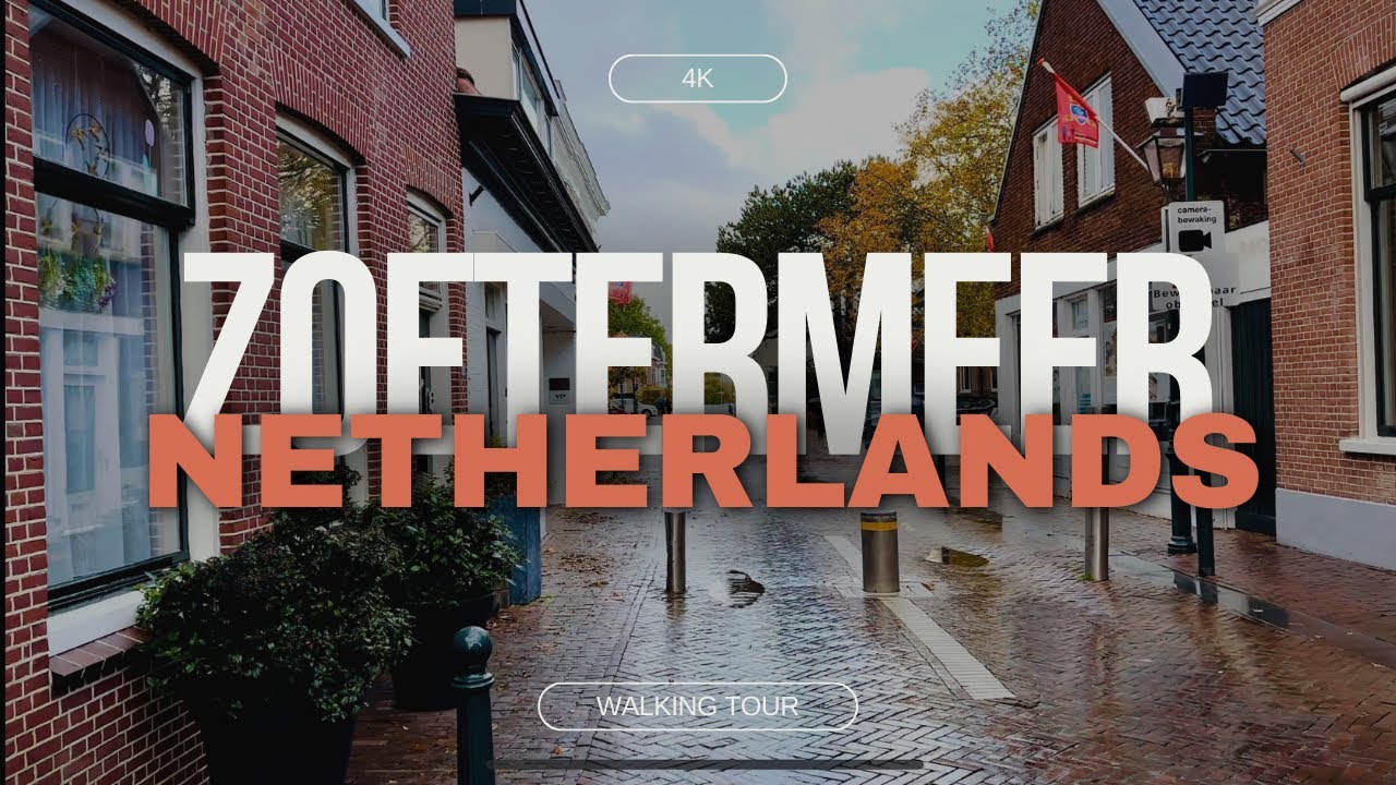 Zoetermeer, Netherlands: Walking Tour - 4K