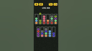 Ball Sort Puzzle Level 1820    🎯 All level without extra tube 😂 Game Walkthrough 😘