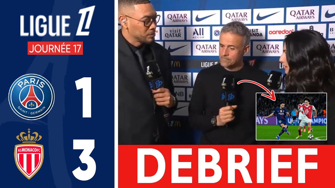 Monaco punit le PSG (3-1)/ Debrief et analyse d’une grosse désillusion