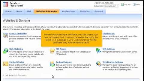 How to install SSL Certificates in Plesk 10