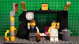 LEGO САМОДЕЛКА #1 | Автобусная остановка / Bus stop