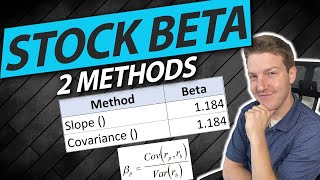 How to Estimate the Beta of a Stock in Excel