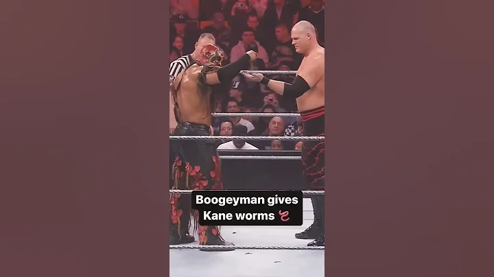 #wwe #boogeyman #give's#kane #worms #shorts 🔥🔥