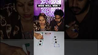 Who will win chocolate 🍫 🤔 #challenge #games #fungames #funny #shorts