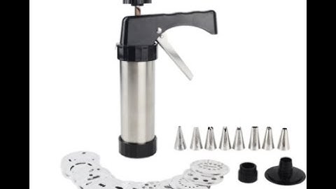 Cookie Press Machine Icing Set Biscuit Maker Stainless Steel Cookie Gun Cake decoration Gun