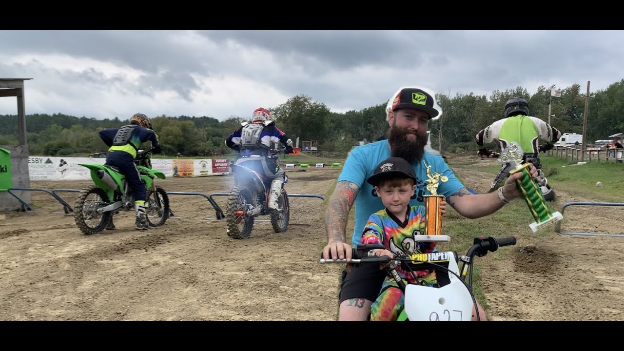 Dad's First Motocross Race Ever! Dirt Side MX! Groveton NH YouTube