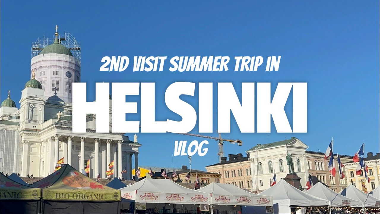 HEL🇫🇮| Late Summer in Finland！晩夏ヘルシンキ☀️２回目訪問は何する？マリメッコの社員食堂・ハカ二エミ市場・シナモンロール！