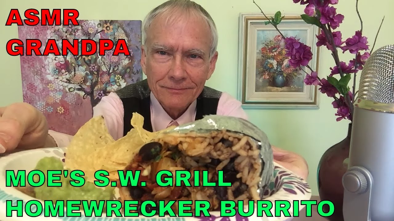Moe's Homewrecker Burrito ASMR Moe's Best Seller YouTube